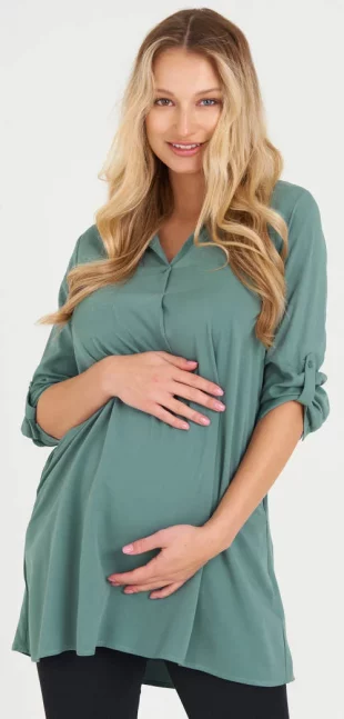 Jeftina trudnička tunika košuljanog kroja