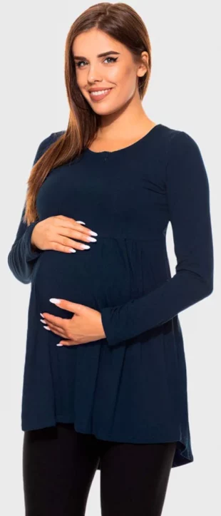 Tunika za trudnice i dojilje s dugim rukavima i produženom dužinom