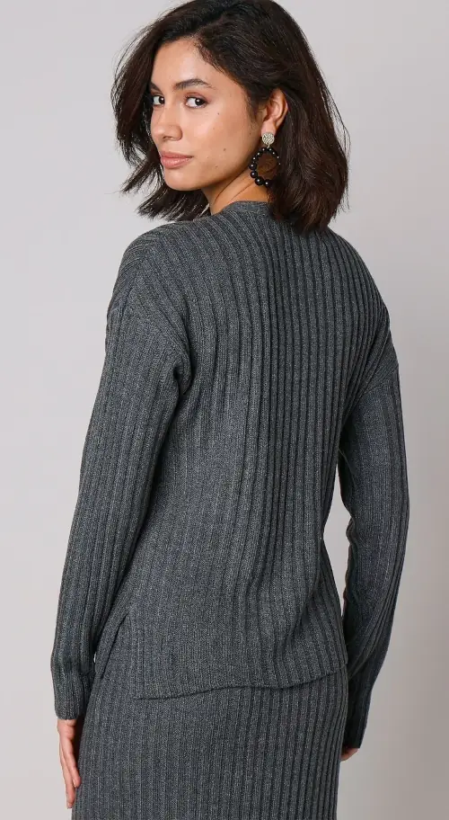 Ženski pleteni džemper bluza